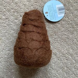 Trader Joe’s Felted Wool Pinecone. NWT. Limited edition.